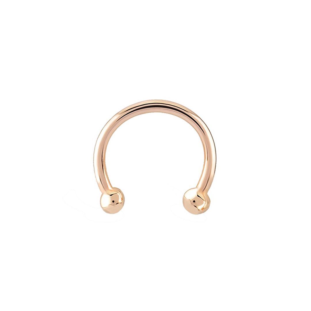 Altın Toplu Sıkıştırmalı Halka Piercing PI0088