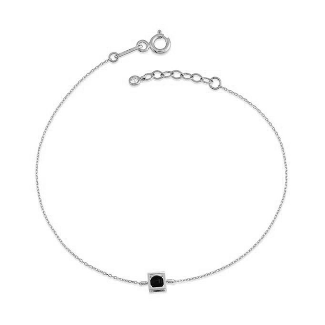 Gravity Küp Onix Altın Bileklik PI0147