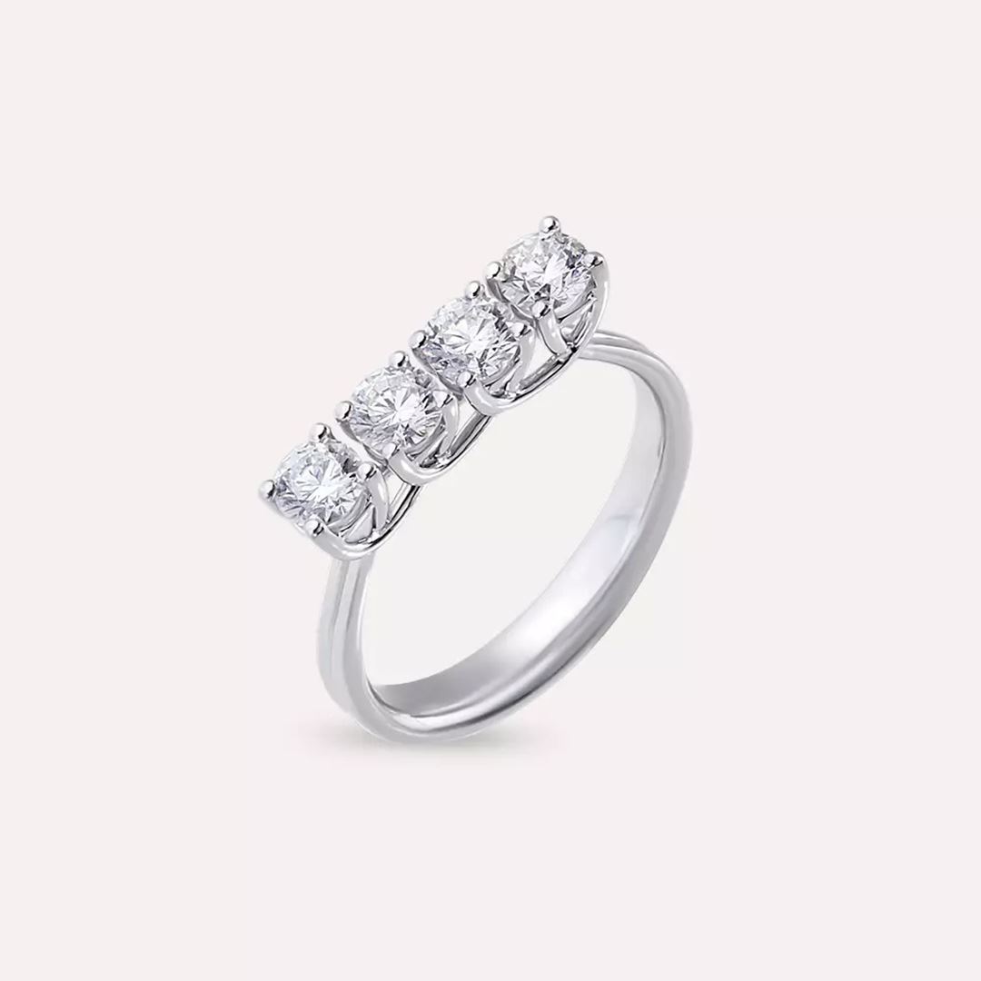 Regia 0.85 CT Pırlanta Taşlı Beyaz Altın Yüzük
